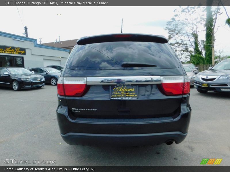 Mineral Gray Metallic / Black 2012 Dodge Durango SXT AWD
