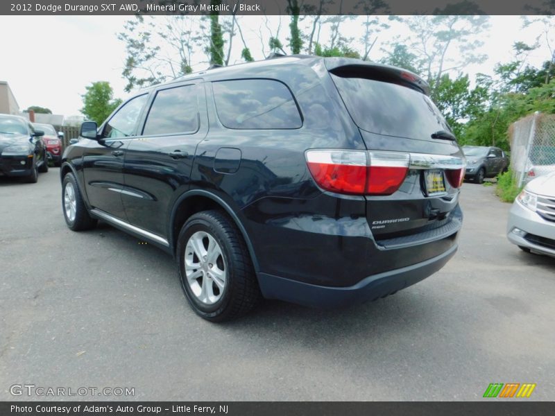 Mineral Gray Metallic / Black 2012 Dodge Durango SXT AWD