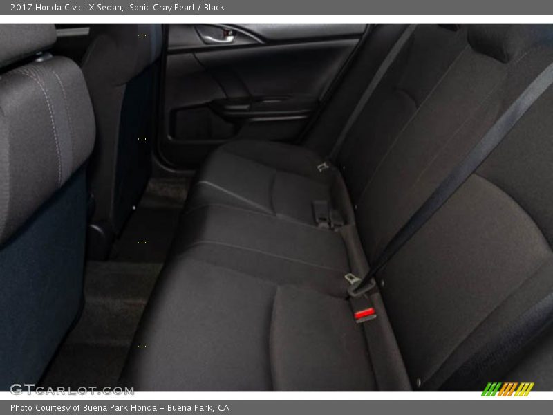 Sonic Gray Pearl / Black 2017 Honda Civic LX Sedan