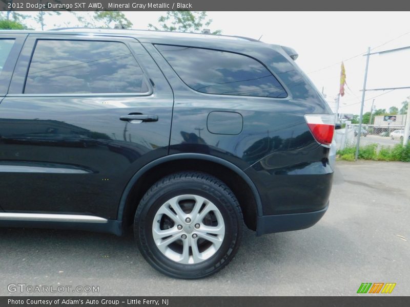 Mineral Gray Metallic / Black 2012 Dodge Durango SXT AWD