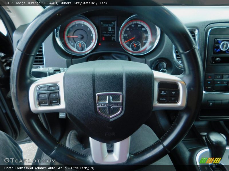 Mineral Gray Metallic / Black 2012 Dodge Durango SXT AWD