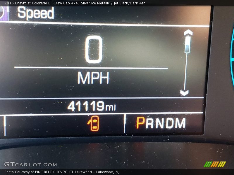 Silver Ice Metallic / Jet Black/Dark Ash 2016 Chevrolet Colorado LT Crew Cab 4x4