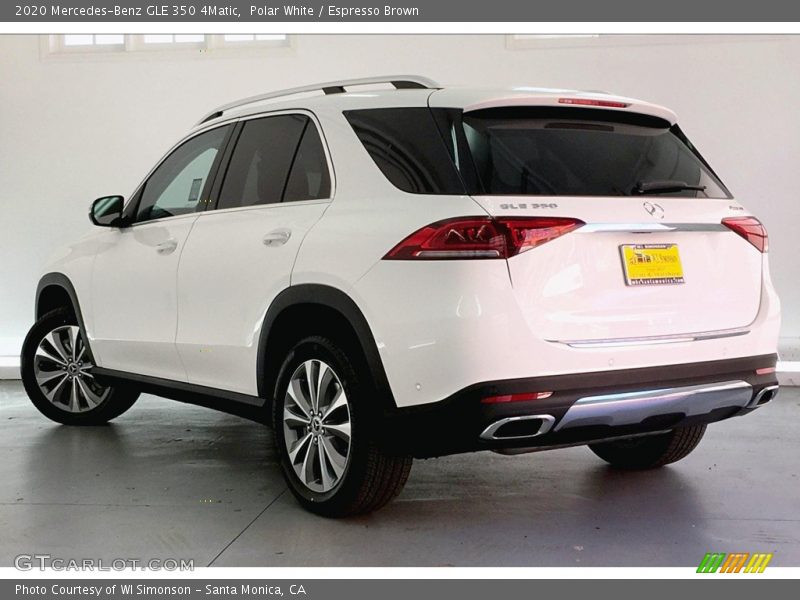 Polar White / Espresso Brown 2020 Mercedes-Benz GLE 350 4Matic