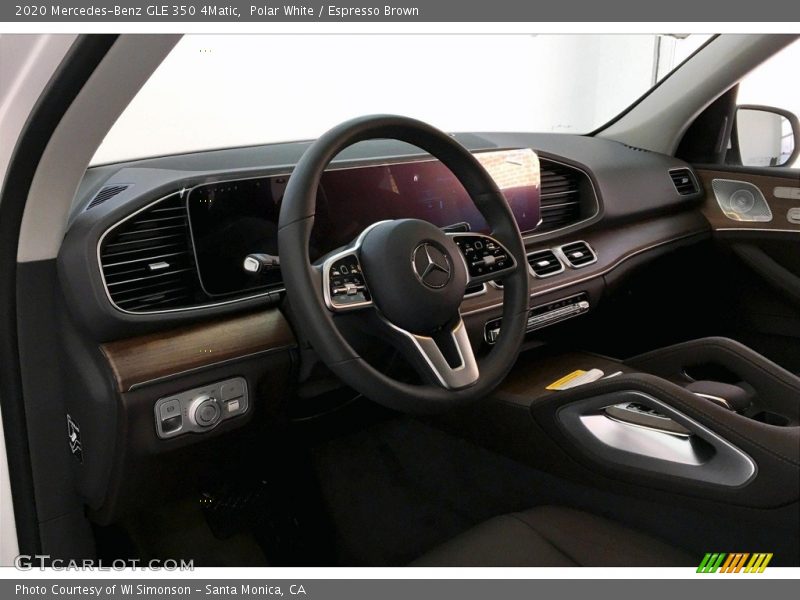 Polar White / Espresso Brown 2020 Mercedes-Benz GLE 350 4Matic