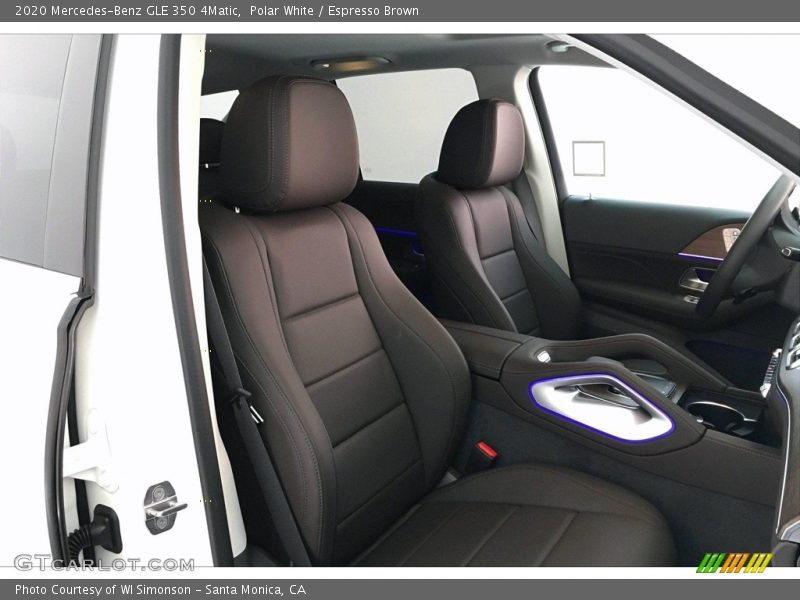 Polar White / Espresso Brown 2020 Mercedes-Benz GLE 350 4Matic