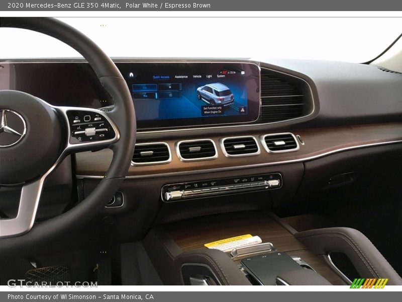 Polar White / Espresso Brown 2020 Mercedes-Benz GLE 350 4Matic
