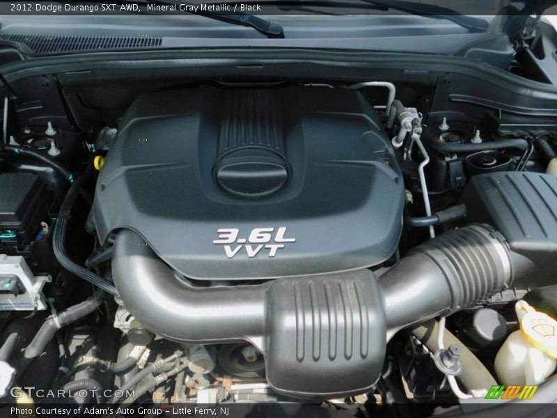 Mineral Gray Metallic / Black 2012 Dodge Durango SXT AWD