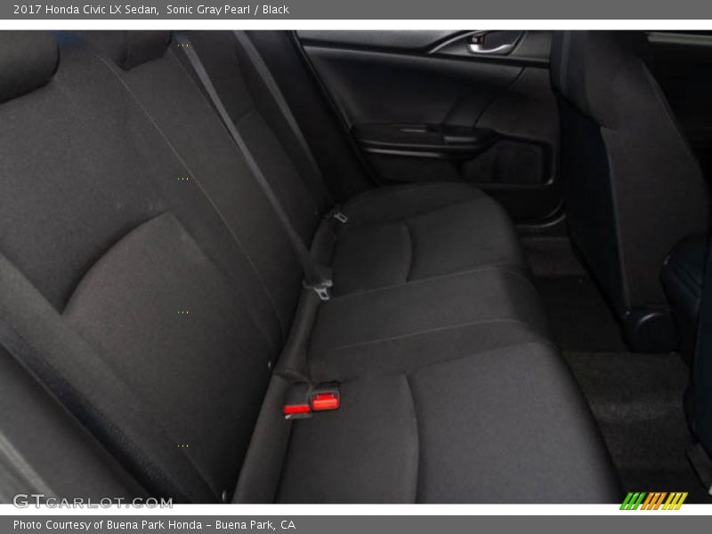 Sonic Gray Pearl / Black 2017 Honda Civic LX Sedan