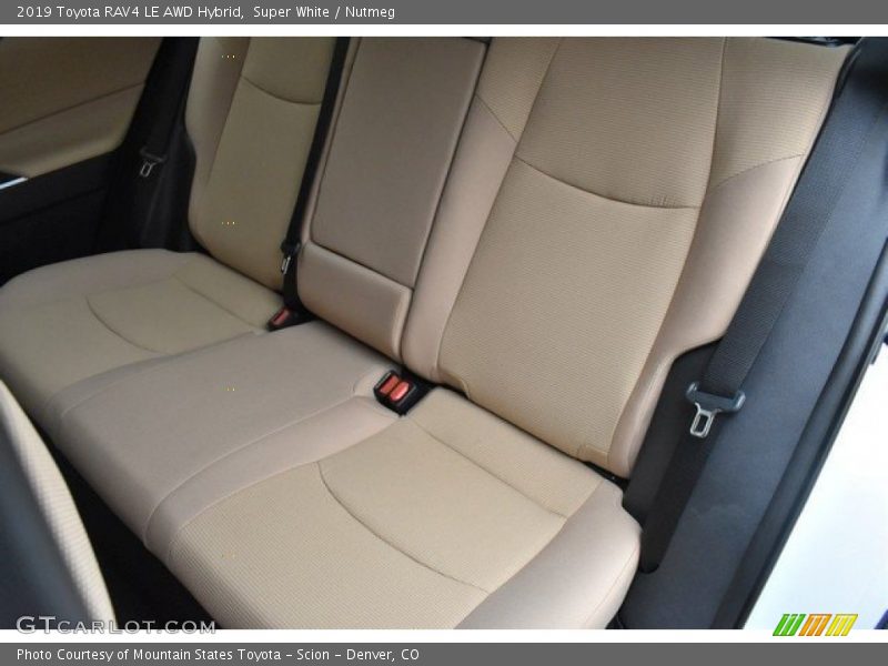 Super White / Nutmeg 2019 Toyota RAV4 LE AWD Hybrid