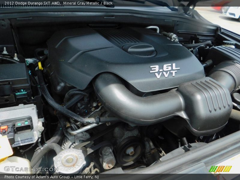 Mineral Gray Metallic / Black 2012 Dodge Durango SXT AWD