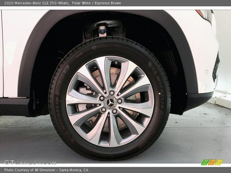 Polar White / Espresso Brown 2020 Mercedes-Benz GLE 350 4Matic