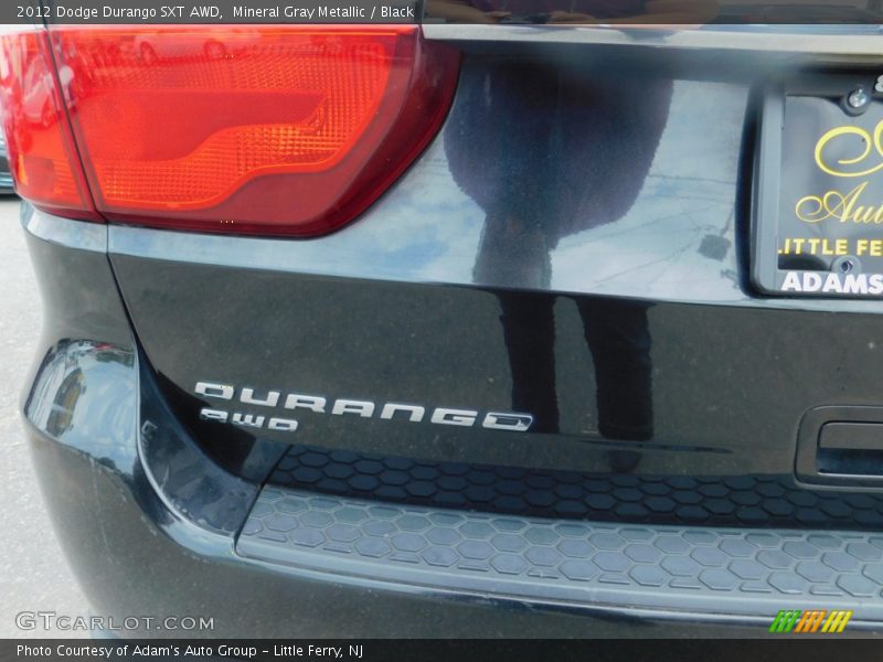 Mineral Gray Metallic / Black 2012 Dodge Durango SXT AWD