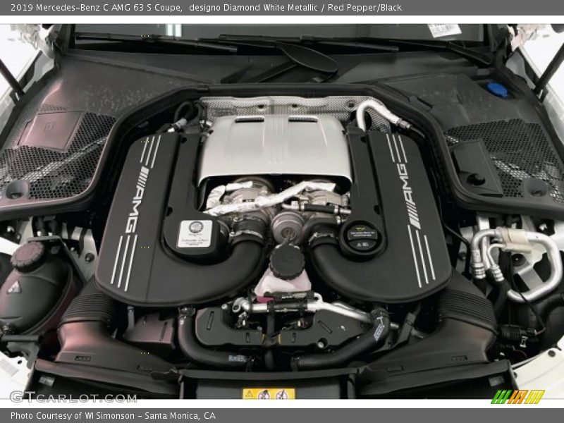  2019 C AMG 63 S Coupe Engine - 4.0 Liter biturbo DOHC 32-Valve VVT V8