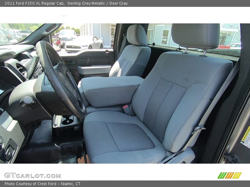 Sterling Grey Metallic / Steel Gray 2011 Ford F150 XL Regular Cab