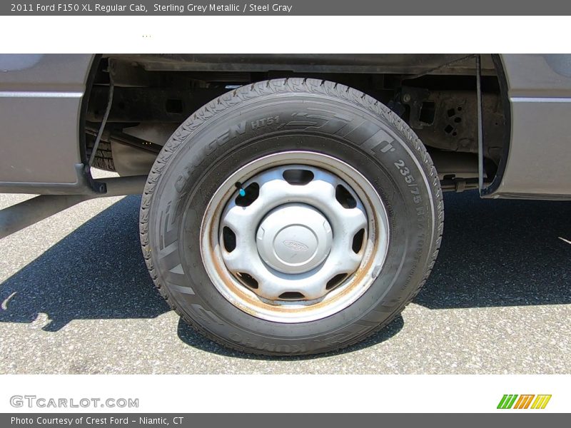 Sterling Grey Metallic / Steel Gray 2011 Ford F150 XL Regular Cab
