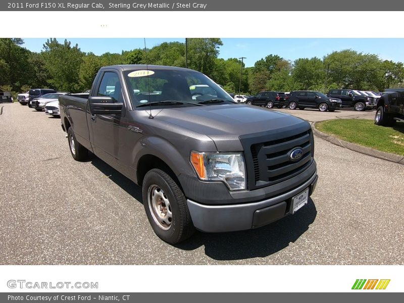 Sterling Grey Metallic / Steel Gray 2011 Ford F150 XL Regular Cab