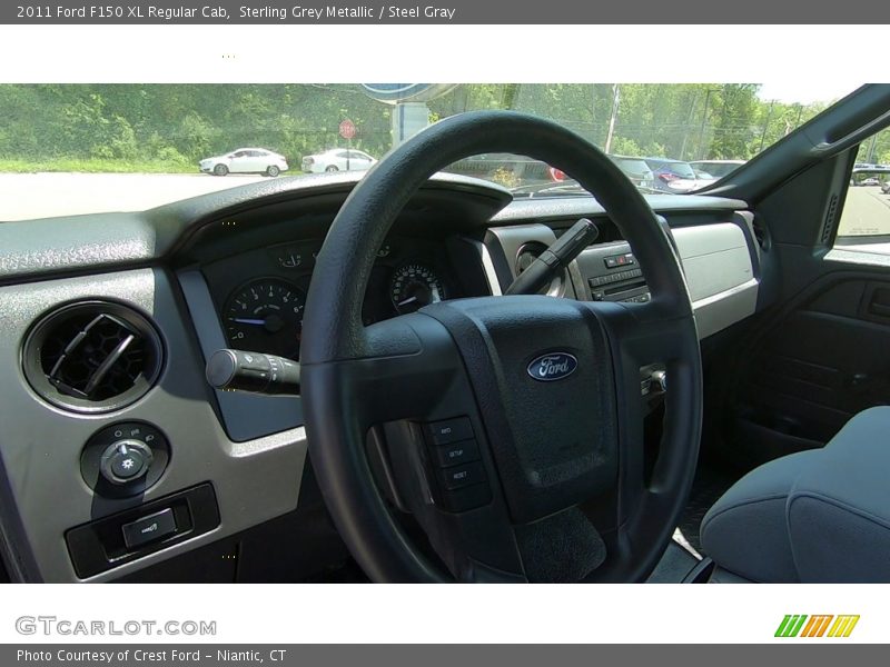 Sterling Grey Metallic / Steel Gray 2011 Ford F150 XL Regular Cab