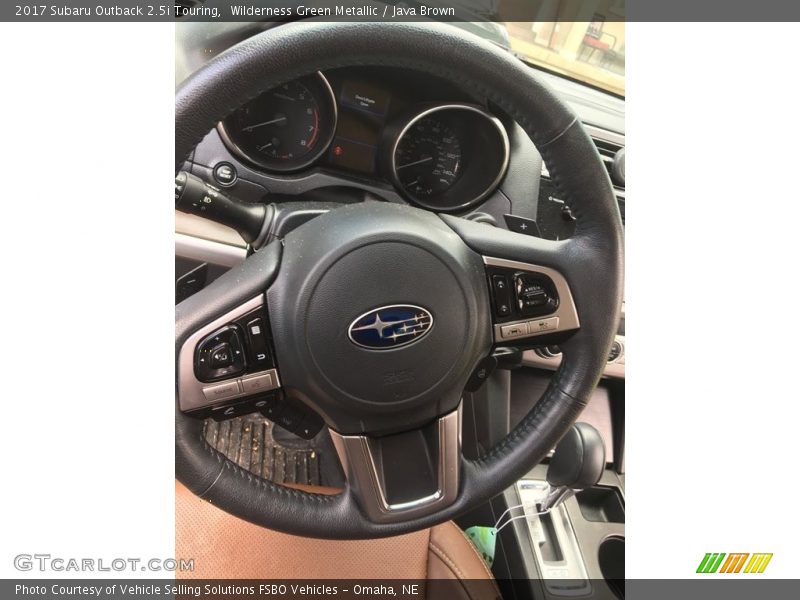 Wilderness Green Metallic / Java Brown 2017 Subaru Outback 2.5i Touring