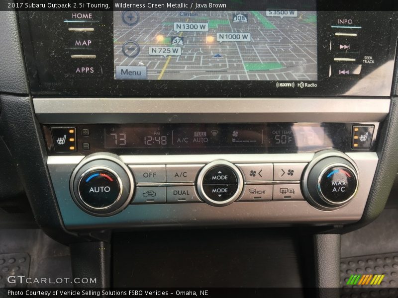 Wilderness Green Metallic / Java Brown 2017 Subaru Outback 2.5i Touring