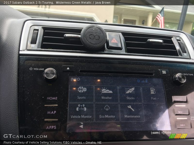 Wilderness Green Metallic / Java Brown 2017 Subaru Outback 2.5i Touring