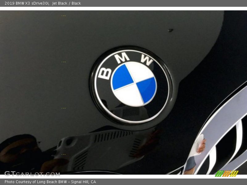 Jet Black / Black 2019 BMW X3 sDrive30i