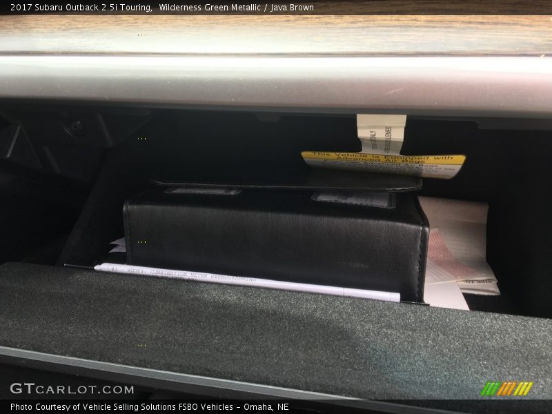 Wilderness Green Metallic / Java Brown 2017 Subaru Outback 2.5i Touring