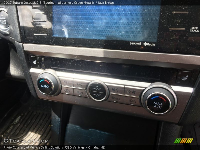 Wilderness Green Metallic / Java Brown 2017 Subaru Outback 2.5i Touring