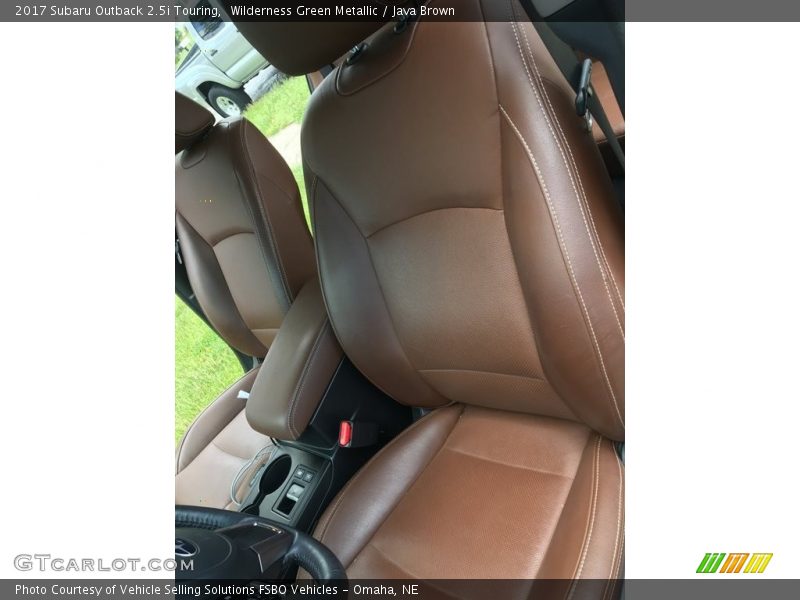 Wilderness Green Metallic / Java Brown 2017 Subaru Outback 2.5i Touring