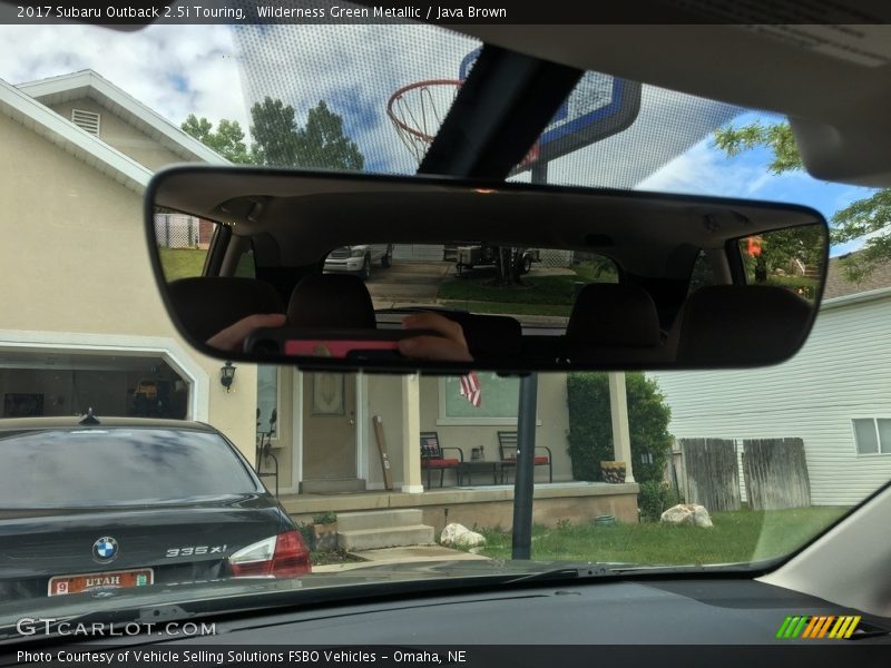 Wilderness Green Metallic / Java Brown 2017 Subaru Outback 2.5i Touring