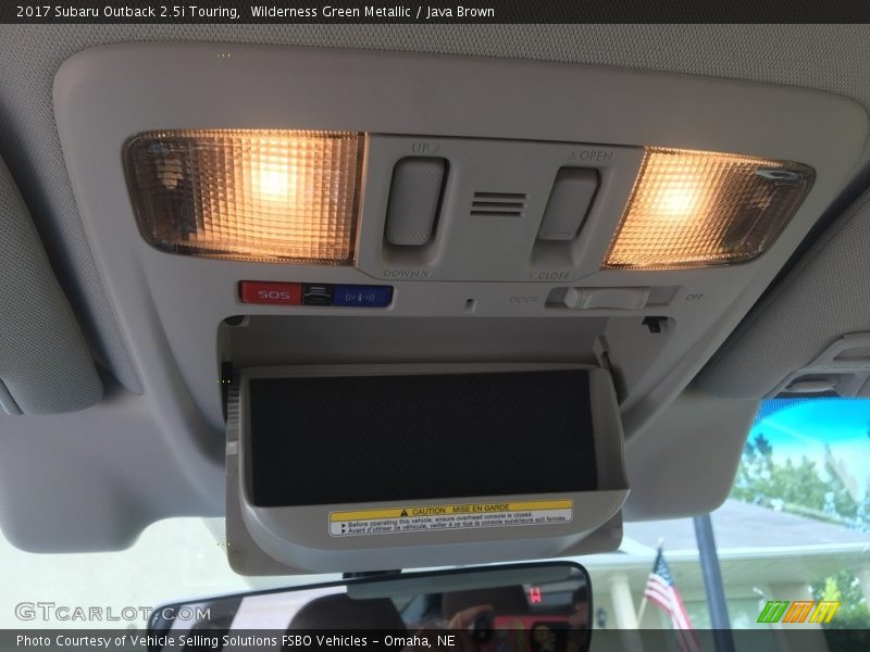 Wilderness Green Metallic / Java Brown 2017 Subaru Outback 2.5i Touring