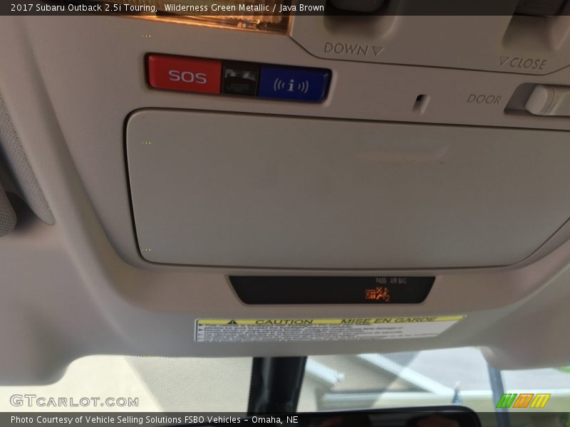 Wilderness Green Metallic / Java Brown 2017 Subaru Outback 2.5i Touring