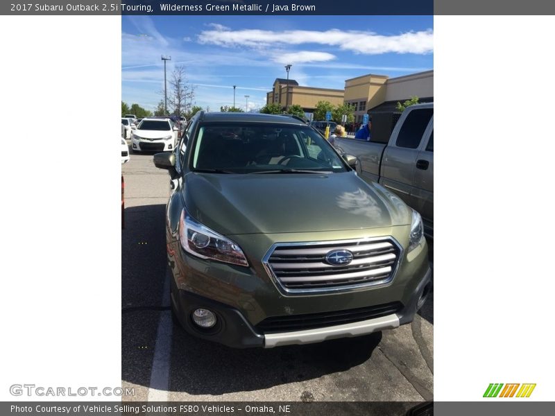 Wilderness Green Metallic / Java Brown 2017 Subaru Outback 2.5i Touring