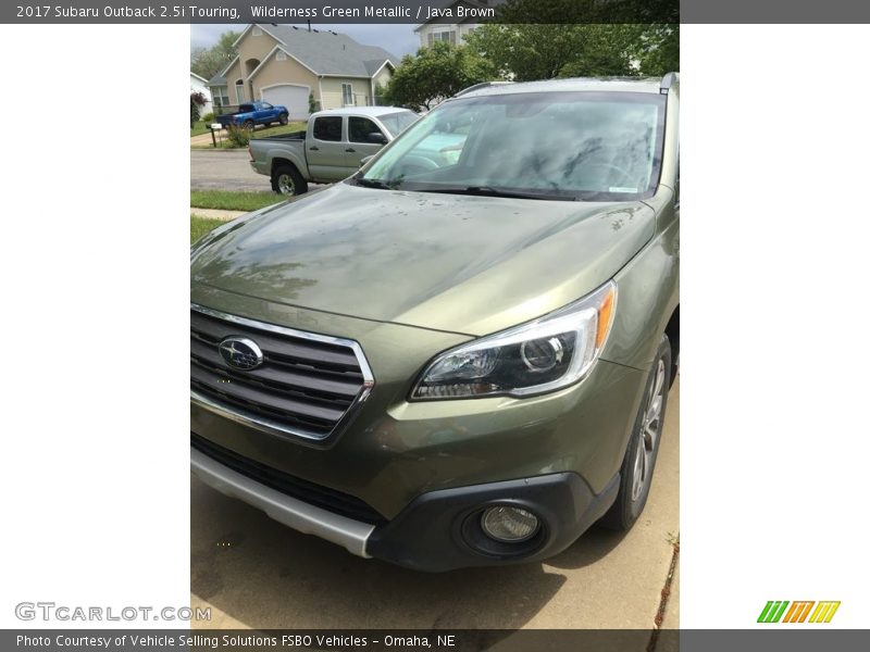 Wilderness Green Metallic / Java Brown 2017 Subaru Outback 2.5i Touring
