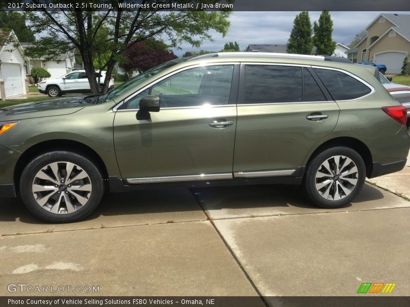 Wilderness Green Metallic / Java Brown 2017 Subaru Outback 2.5i Touring