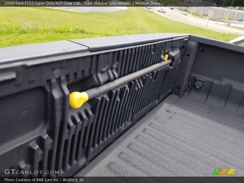 Dark Shadow Grey Metallic / Medium Stone 2008 Ford F250 Super Duty XLT Crew Cab