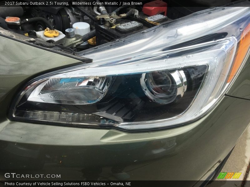 Wilderness Green Metallic / Java Brown 2017 Subaru Outback 2.5i Touring