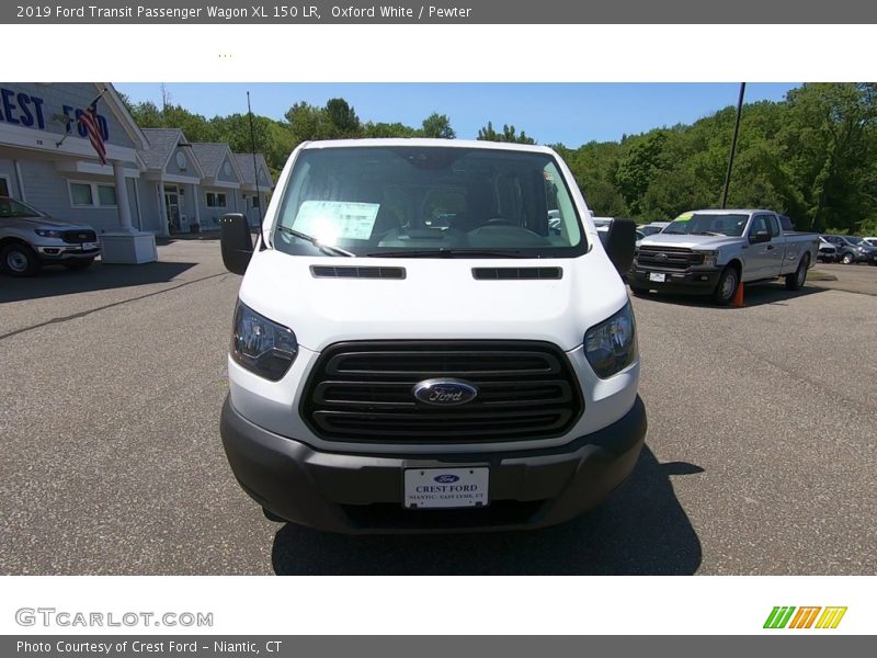 Oxford White / Pewter 2019 Ford Transit Passenger Wagon XL 150 LR