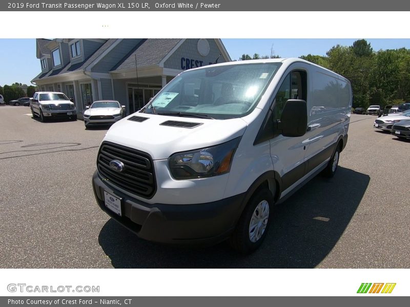 Oxford White / Pewter 2019 Ford Transit Passenger Wagon XL 150 LR