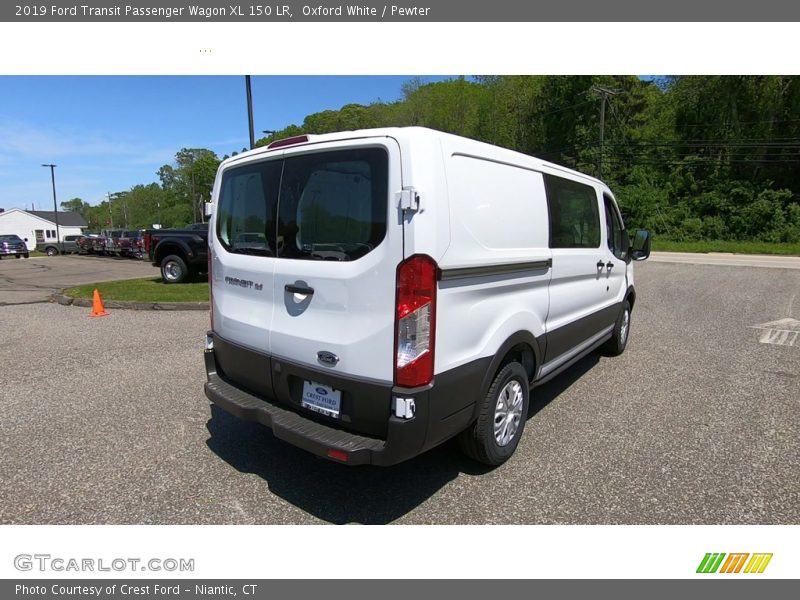 Oxford White / Pewter 2019 Ford Transit Passenger Wagon XL 150 LR