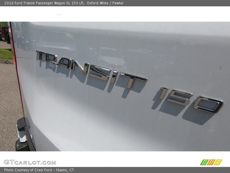 Oxford White / Pewter 2019 Ford Transit Passenger Wagon XL 150 LR