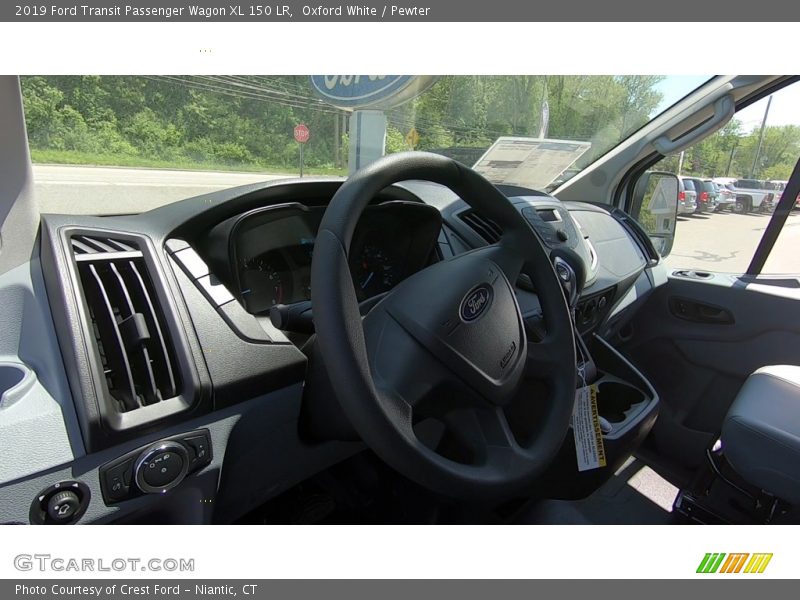 Oxford White / Pewter 2019 Ford Transit Passenger Wagon XL 150 LR
