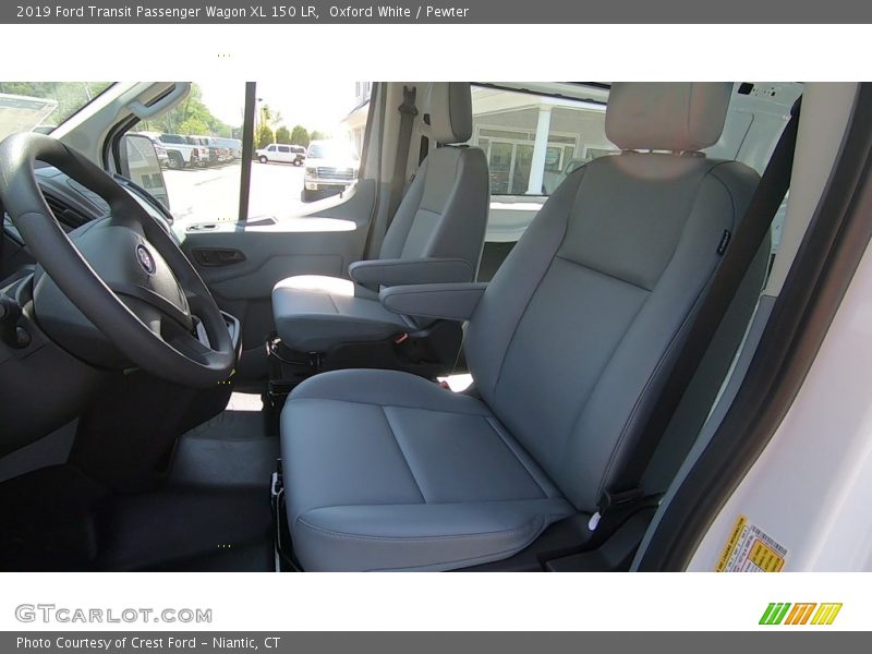 Oxford White / Pewter 2019 Ford Transit Passenger Wagon XL 150 LR