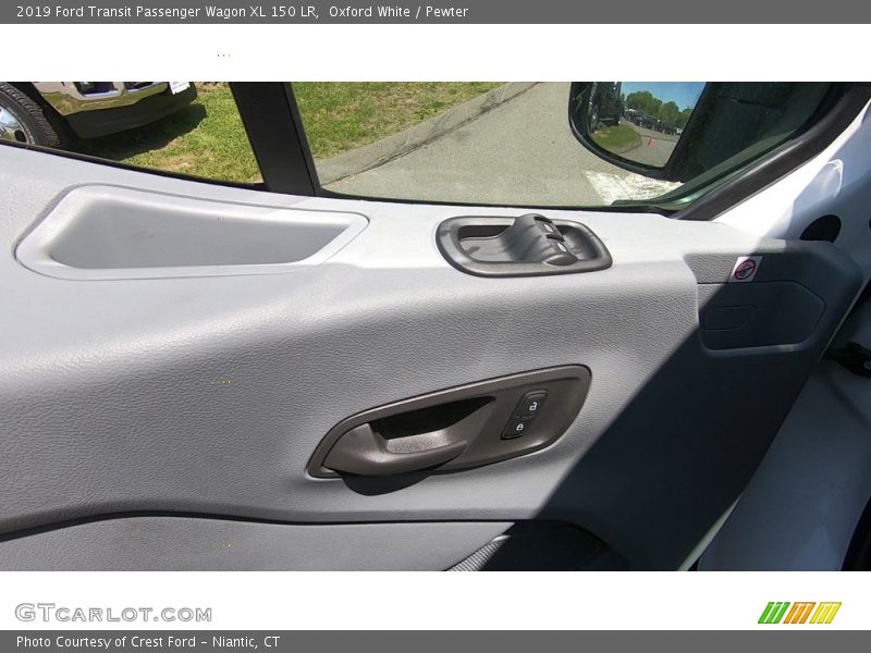 Oxford White / Pewter 2019 Ford Transit Passenger Wagon XL 150 LR