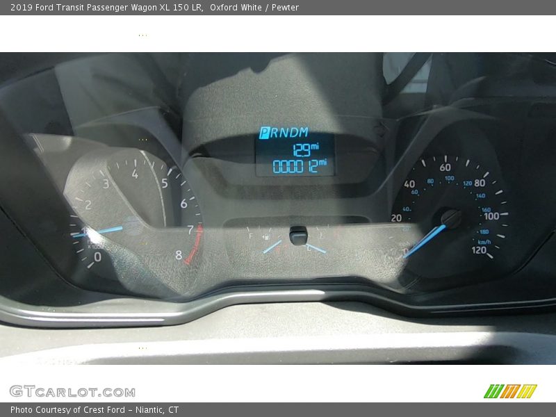 Oxford White / Pewter 2019 Ford Transit Passenger Wagon XL 150 LR