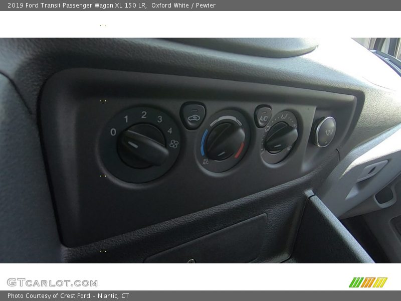 Oxford White / Pewter 2019 Ford Transit Passenger Wagon XL 150 LR