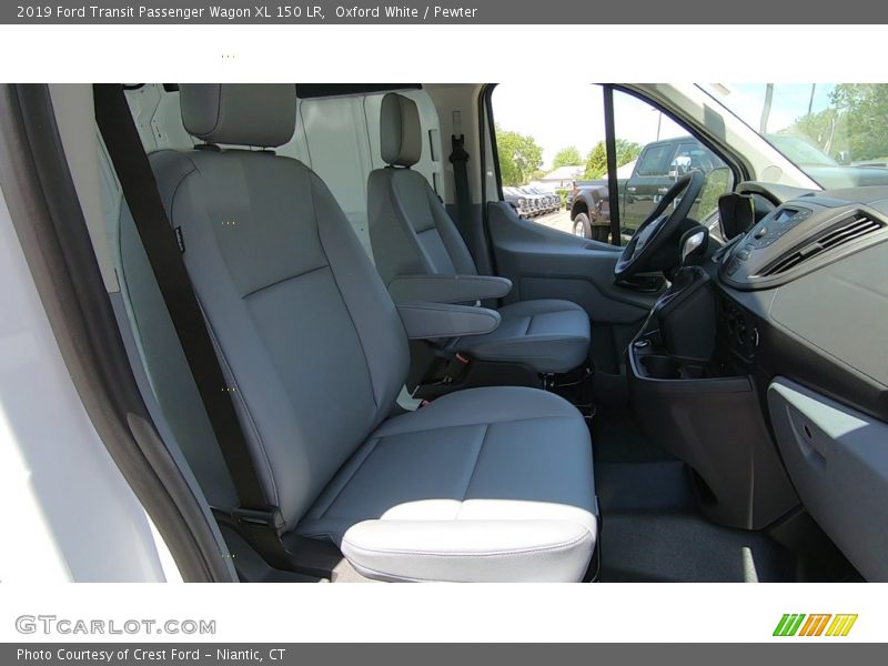 Oxford White / Pewter 2019 Ford Transit Passenger Wagon XL 150 LR