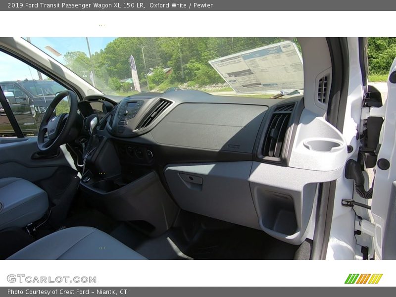 Oxford White / Pewter 2019 Ford Transit Passenger Wagon XL 150 LR