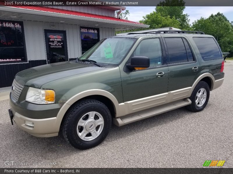 Estate Green Metallic / Medium Parchment 2005 Ford Expedition Eddie Bauer