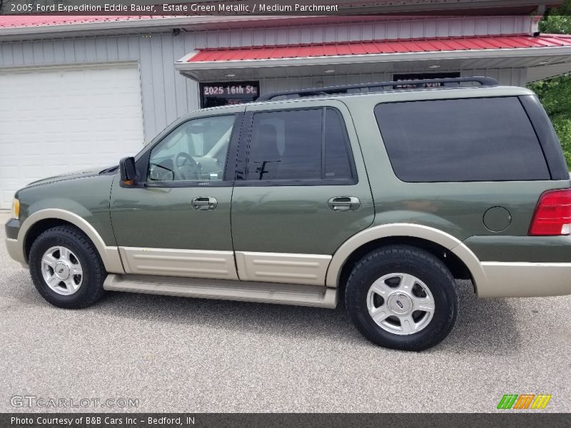 Estate Green Metallic / Medium Parchment 2005 Ford Expedition Eddie Bauer
