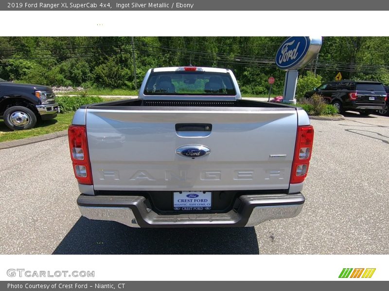 Ingot Silver Metallic / Ebony 2019 Ford Ranger XL SuperCab 4x4